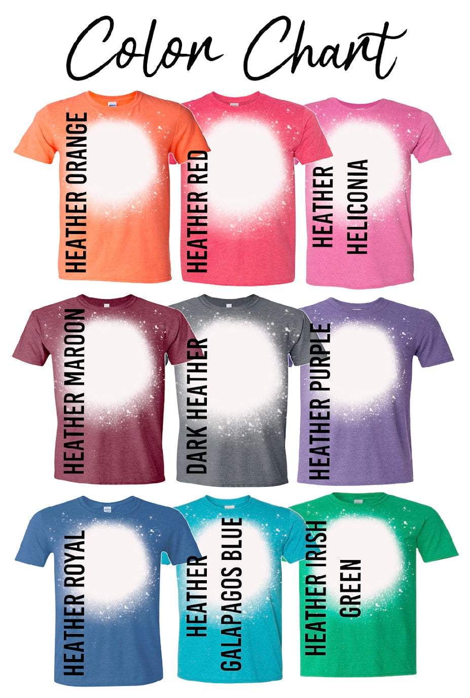 Gonzales Apaches Mascot Rainbow Bleached T-Shirt