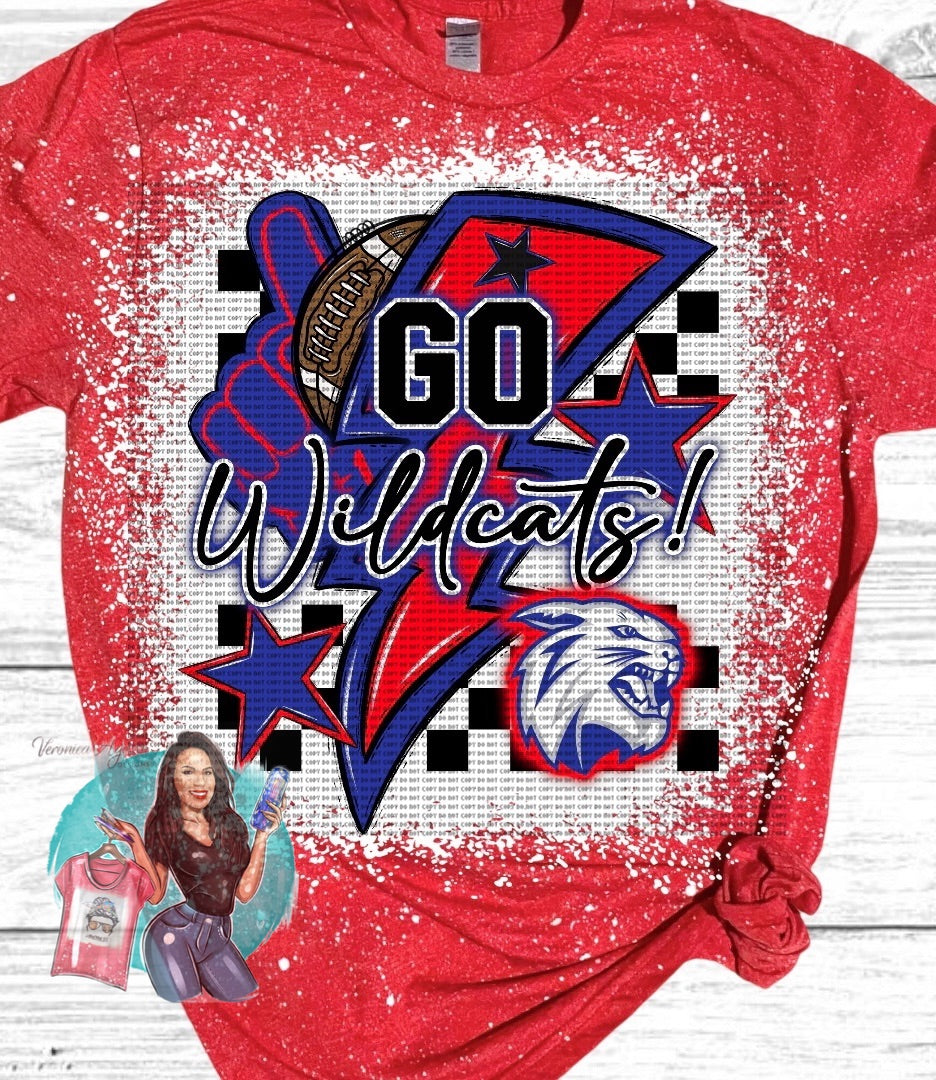 Gregory Portland Wildcats Lighting Bleached T-Shirt