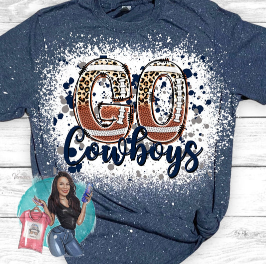 Go Cowboys Bleached T-Shirt