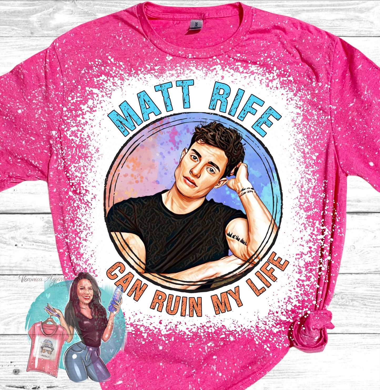 Matt Rife Can Ruin My Life Bleached T-Shirt