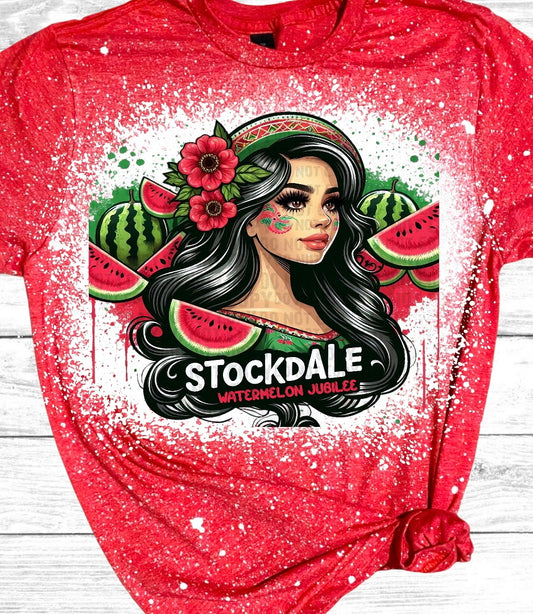 Beautiful Woman Stockdale Watermelon Jubilee T-Shirt