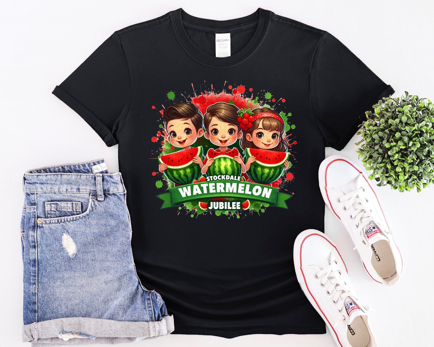 Cute Kids Stockdale Watermelon Jubilee T-Shirt