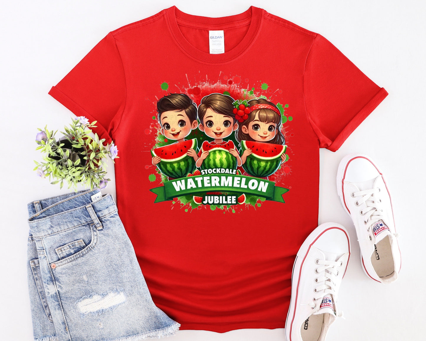 Cute Kids Stockdale Watermelon Jubilee T-Shirt