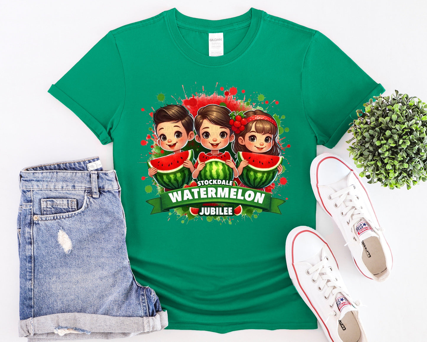 Cute Kids Stockdale Watermelon Jubilee T-Shirt