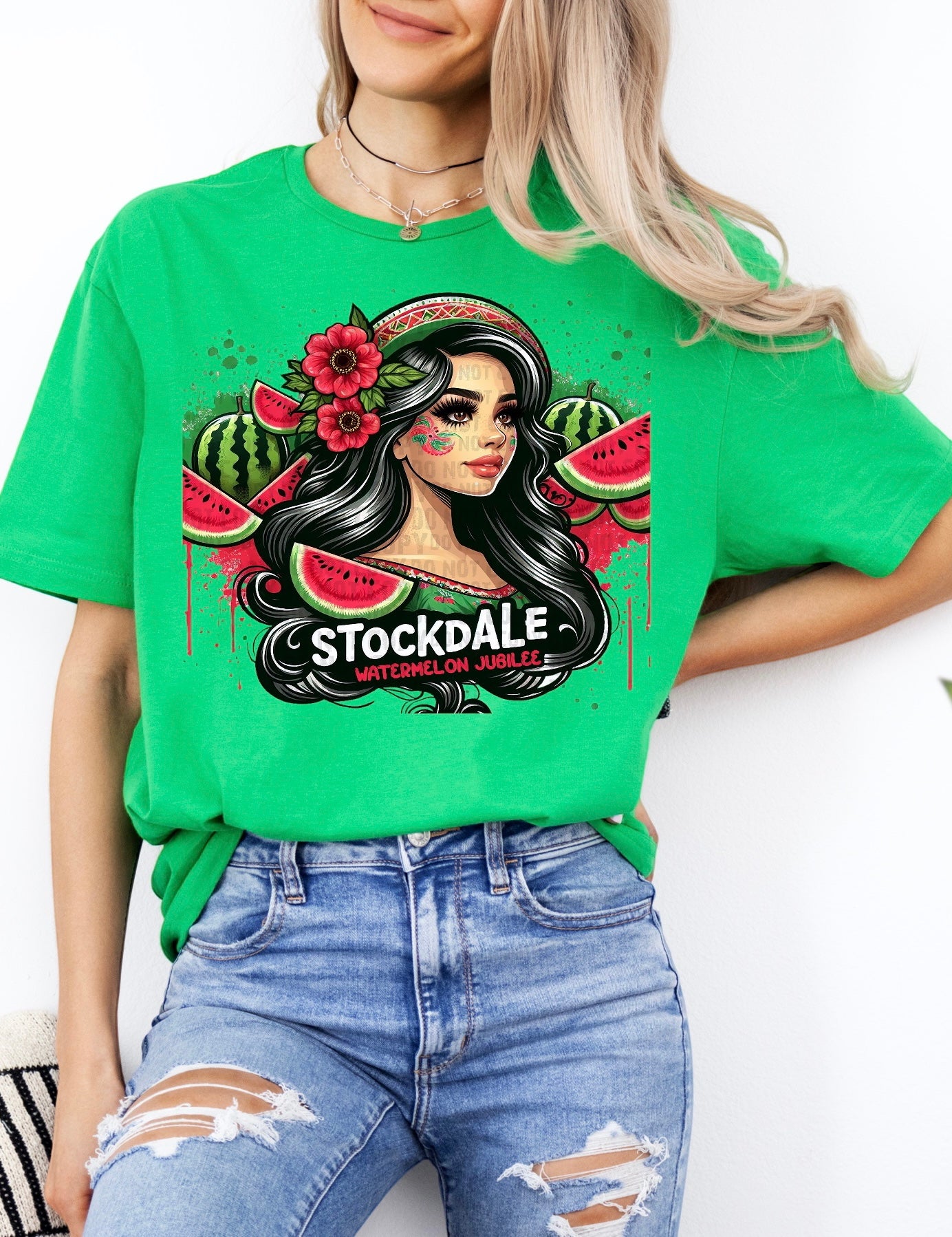 Beautiful Woman Stockdale Watermelon Jubilee T-Shirt