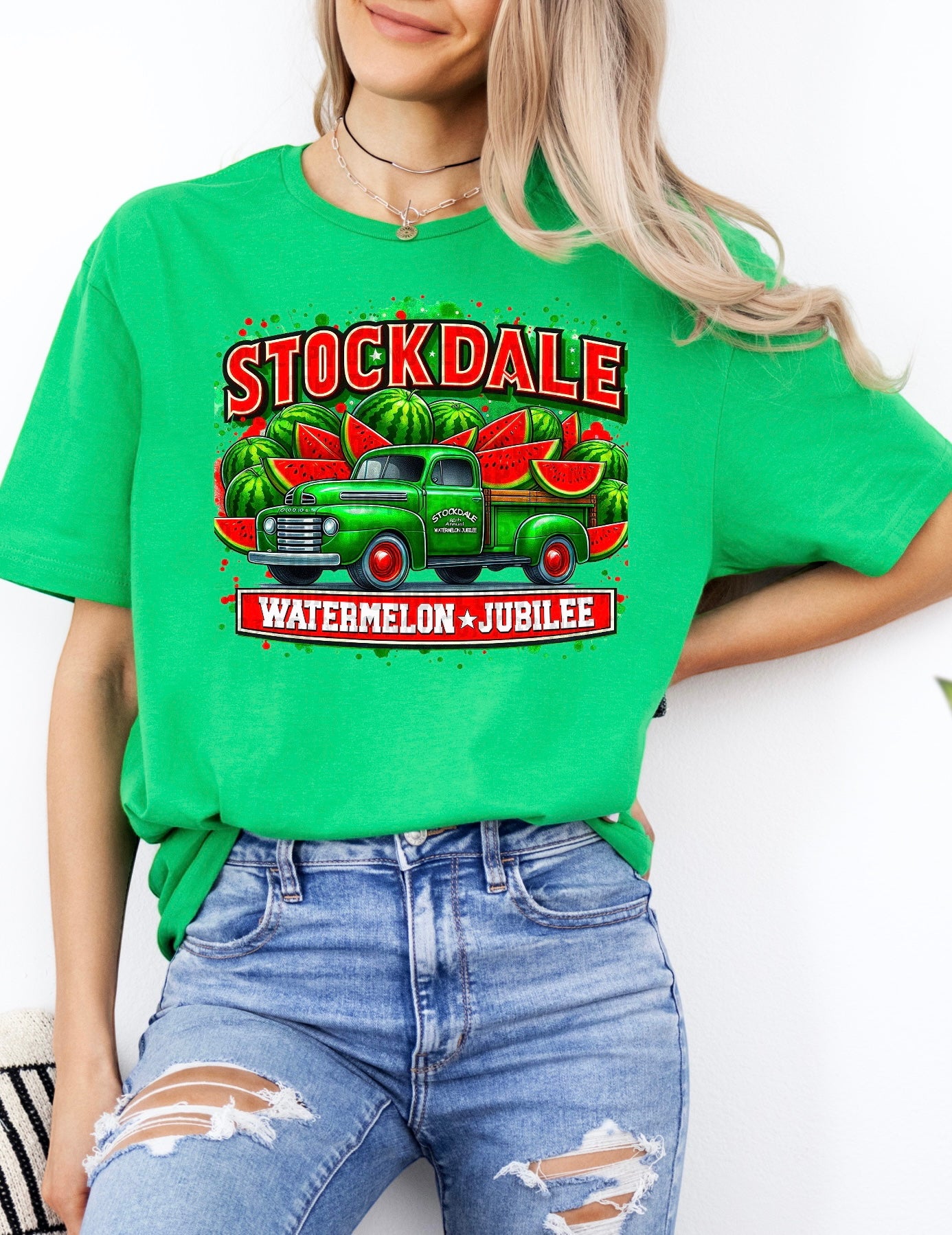 Stockdale Watermelon Jubilee Watermelon Truck T-Shirt