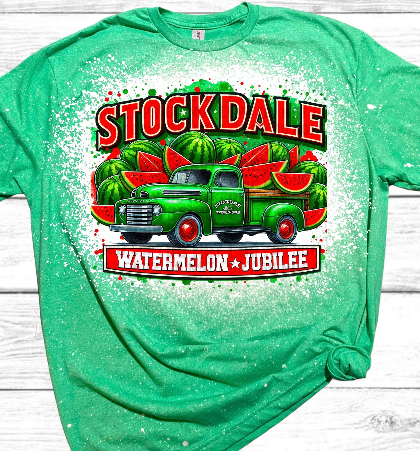 Stockdale Watermelon Jubilee Watermelon Truck T-Shirt