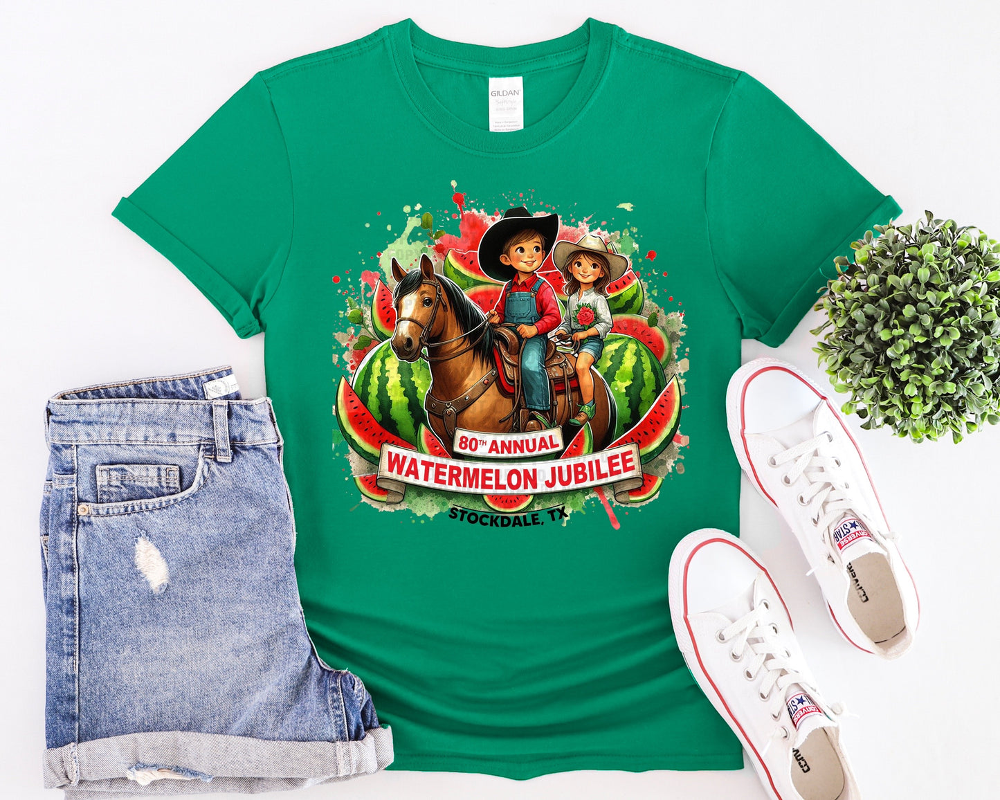 80th Annual Watermelon Jubilee Horseback Ride T-Shirt