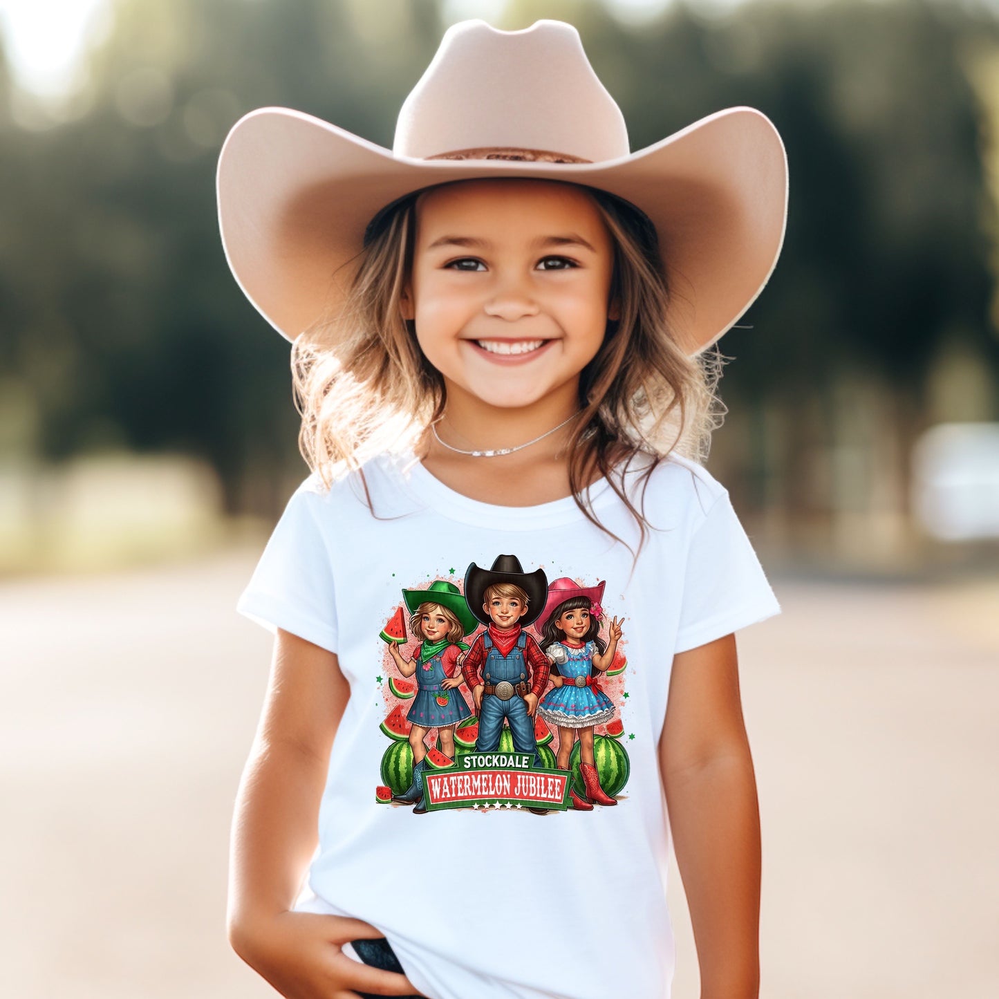 Cowboys Cowgirls Stockdale Watermelon Jubilee T-Shirt