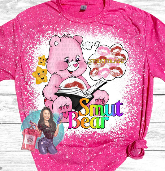 Smut Bear | Care Bears | Funny Shirt | Bad Bears | 90’s Kid Shirt | Sarcastic Shirts | Bleached T-Shirt