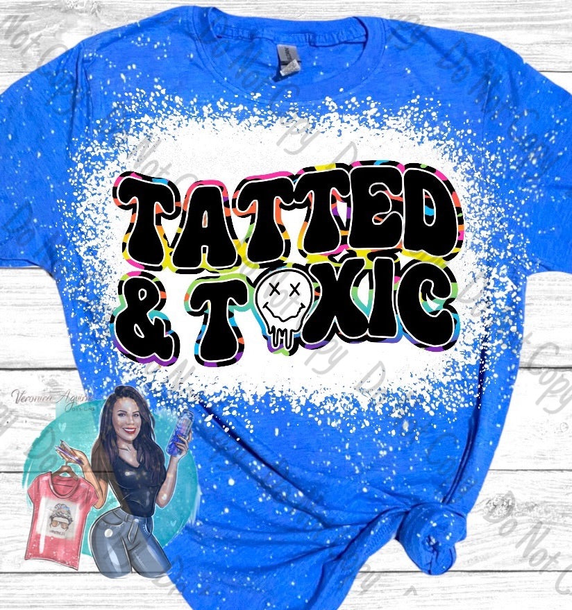 Tatted & Toxic Bleached T-Shirt