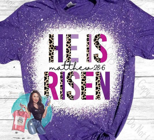 He is Risen Bleached T-Shirt