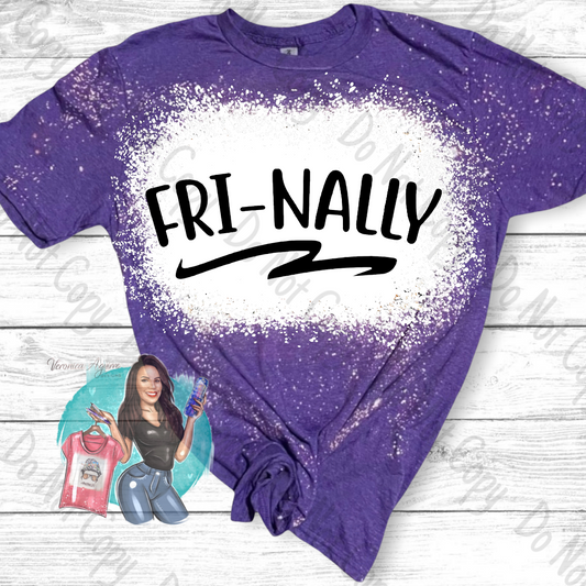 Fri-Nally Bleached T-Shirt