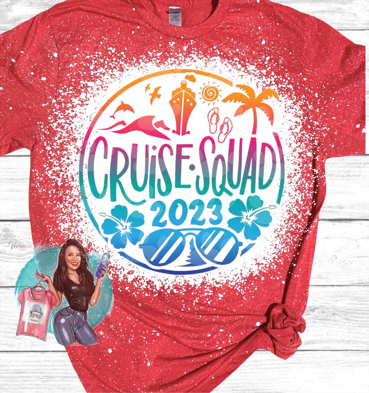 Cruise Squad Bleached T-Shirt