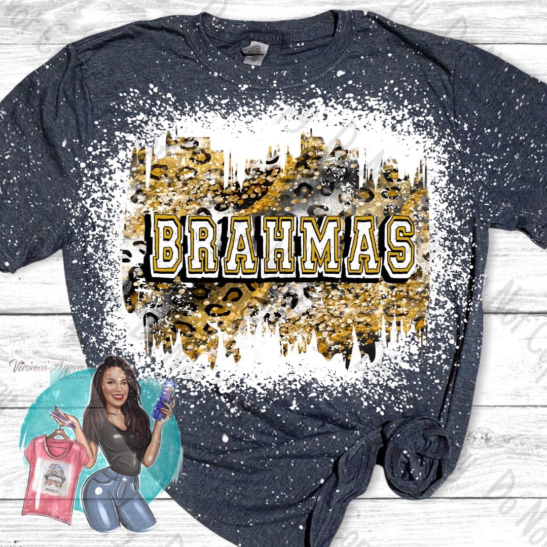 Kingsville Brahmas Bleached T-Shirt