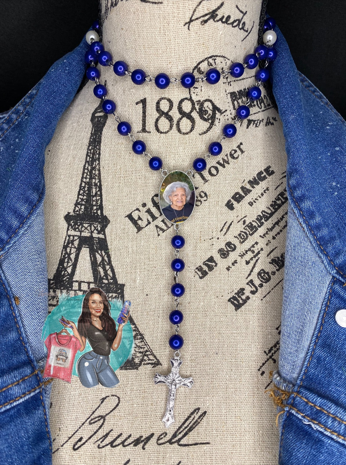 Picture Rosary Necklace