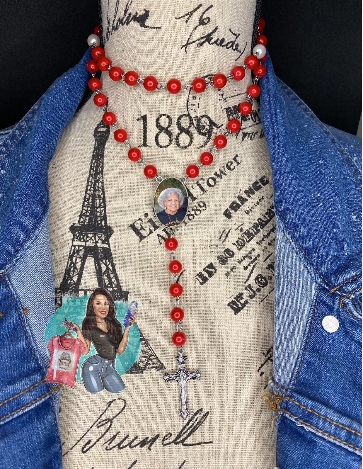 Picture Rosary Necklace