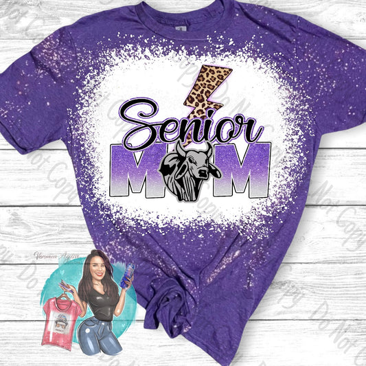 Stockdale Brahmas Senior Mom Bleached T-Shirt