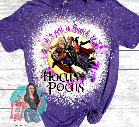 It’s Just A Bunch Of Hocus Pocus Bleached T-Shirt