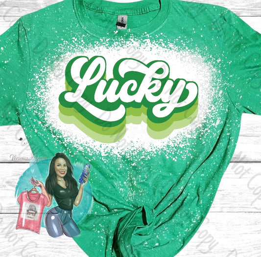 Lucky Bleached T-Shirt