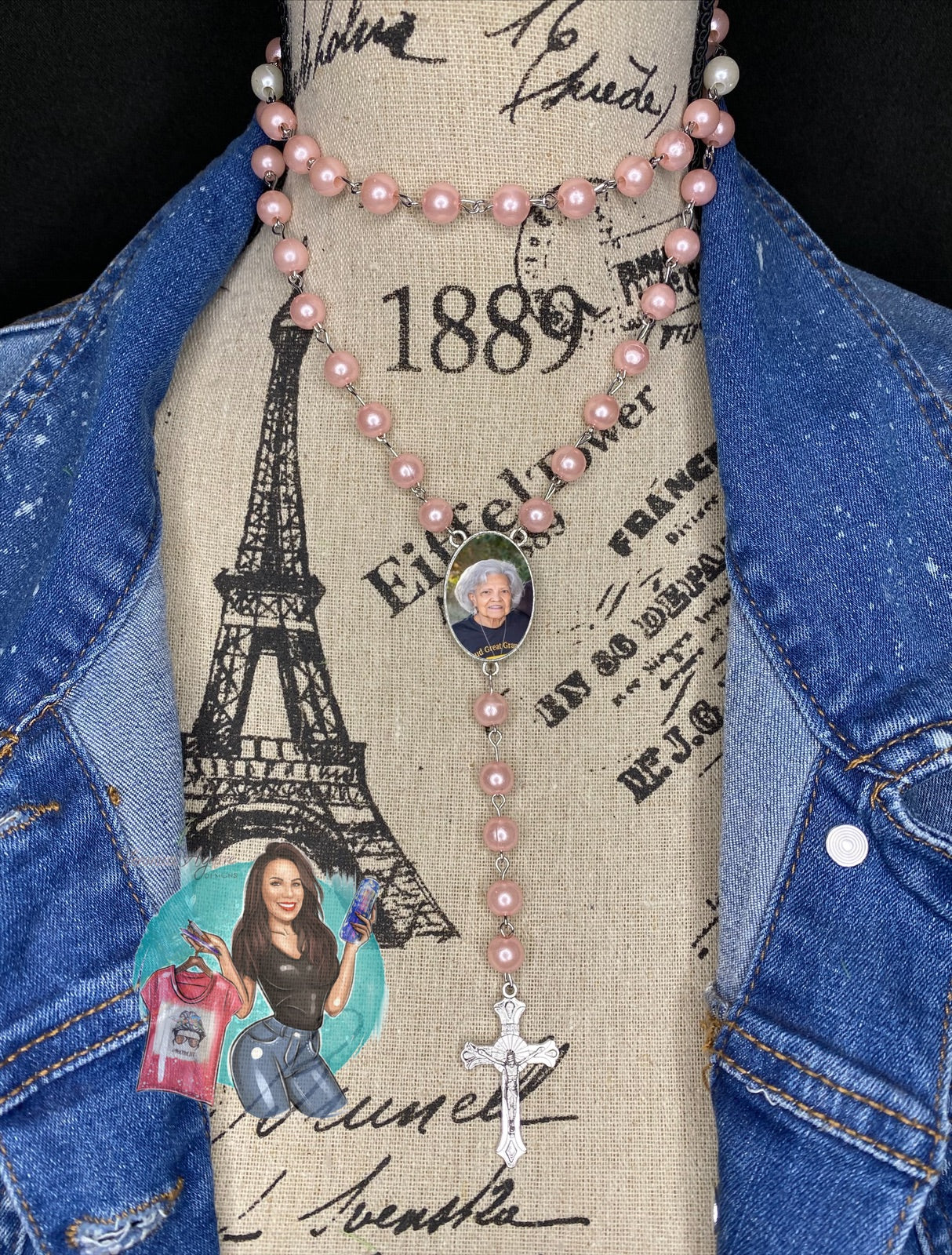 Picture Rosary Necklace