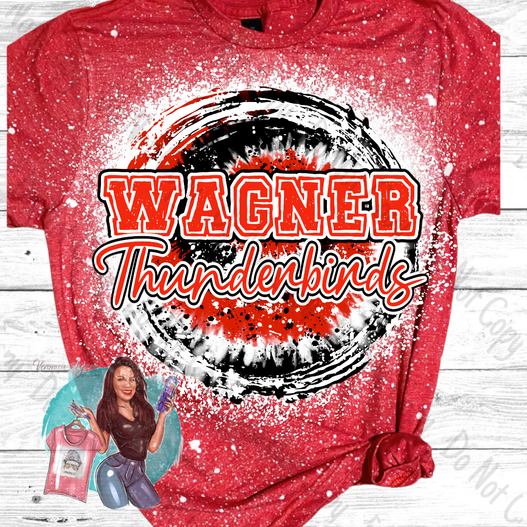 Wagner Thunderbirds Bleached T-Shirt